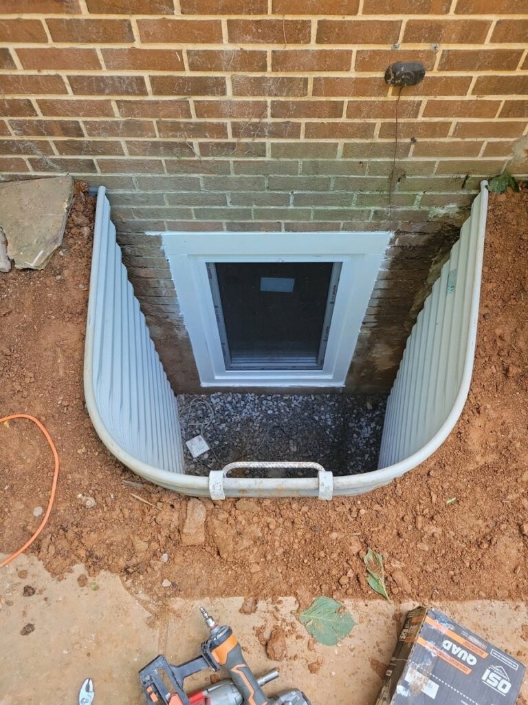 Egress Window Installation in Northwest Washington DC